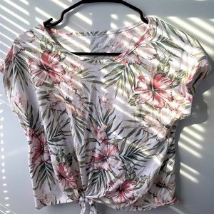 Floral tee